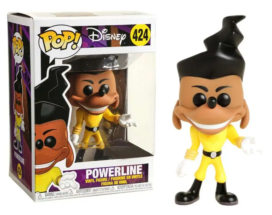 Powerline A Goofy Movie POP Disney #424 Vinyl Figur Funko 