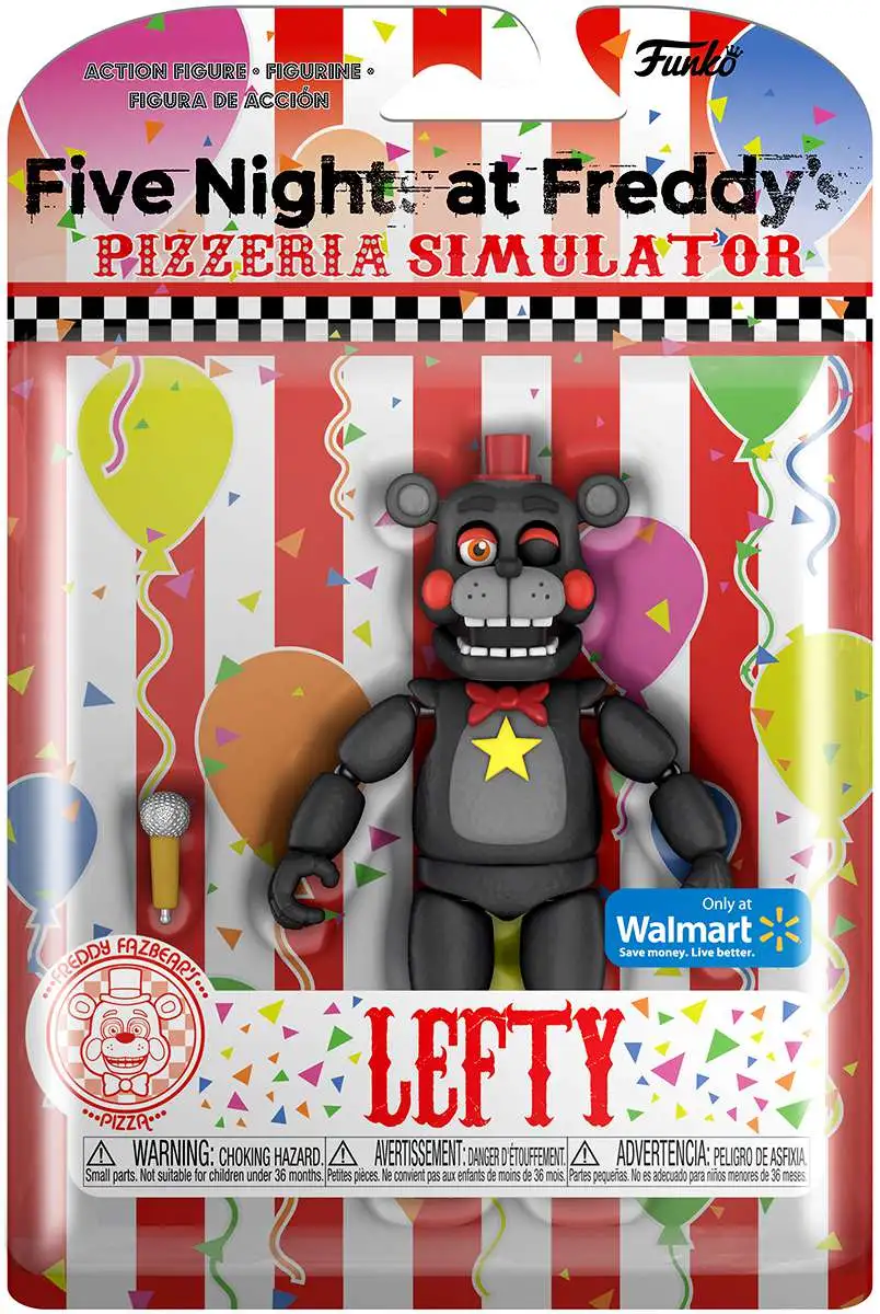 FUNKO FIVE NIGHTS AT FREDDYS LEFTY WALMART EXCLUSIVE ACTION FIGURE FNAF!!! 