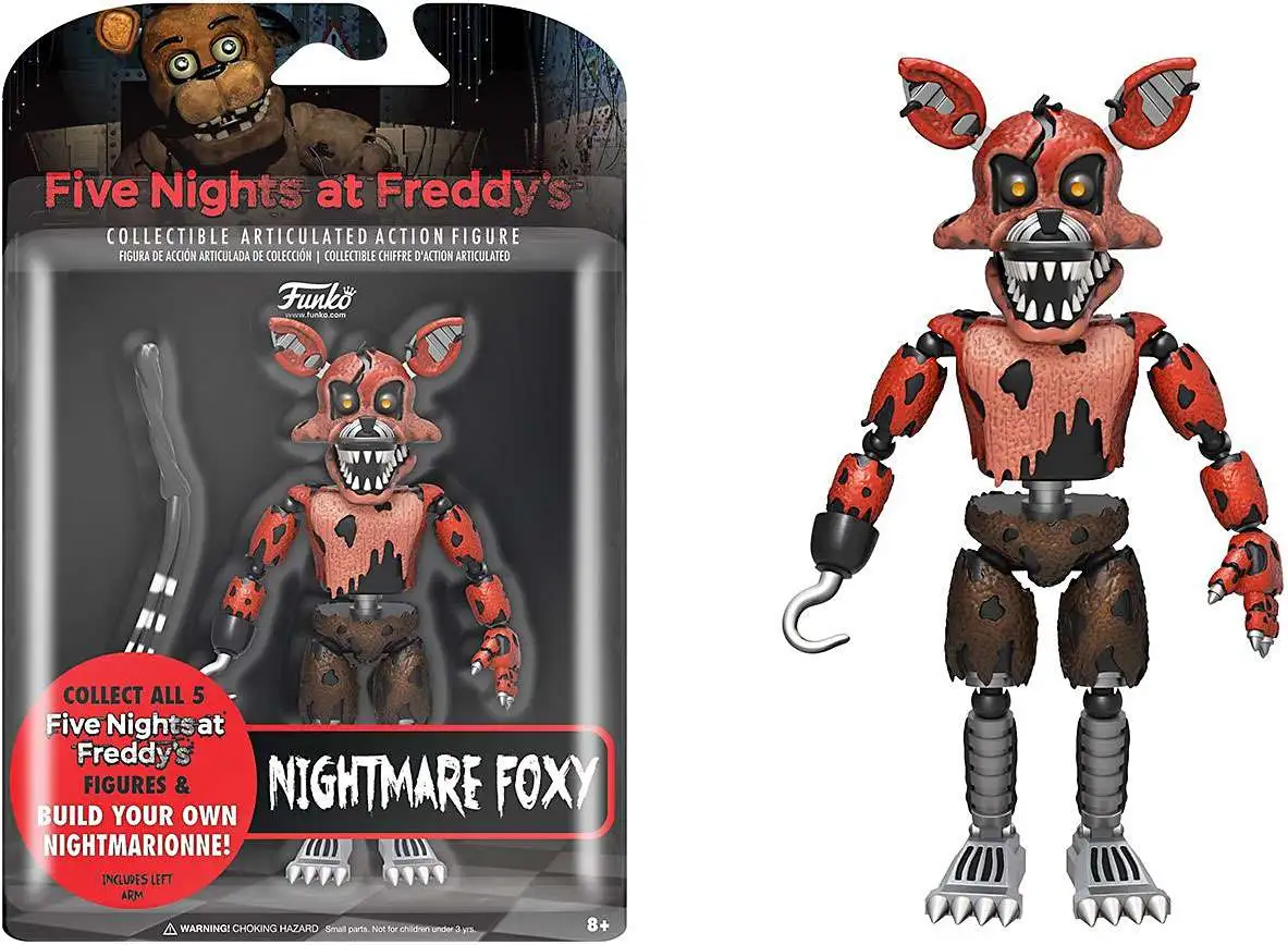 Five Nights at Freddy's 6" Articulated Funko Action Figure FOXY Build Spring 