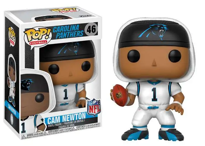 Funko NFL Carolina Panthers POP! Football Cam Newton Vinyl Figure #46 [White Jersey, Damaged Package]