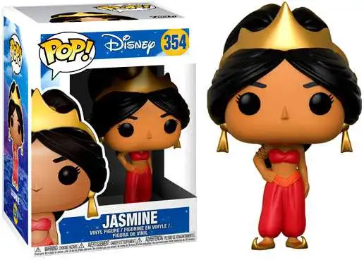 Funko Aladdin POP Disney Jasmine Vinyl Figure 354 Red Animated, Damaged  Package - ToyWiz
