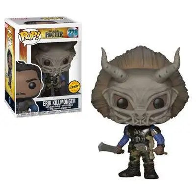 Funko Marvel Universe Black Panther POP! Marvel Erik Killmonger Vinyl Figure #278 [Masked, Chase Version]