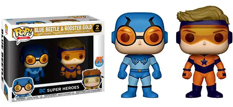 Blue Beetle vs Booster Gold #2-Pack (DC Super Heroes) POP! Heroes by F