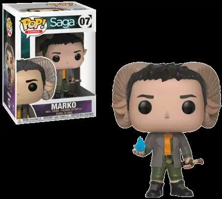 Funko Saga POP Comics Marko Vinyl Figure 07 with Sword, Damaged