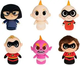 Funko Disney / Pixar SuperCute Incredibles 2 Set of 6 Plushies