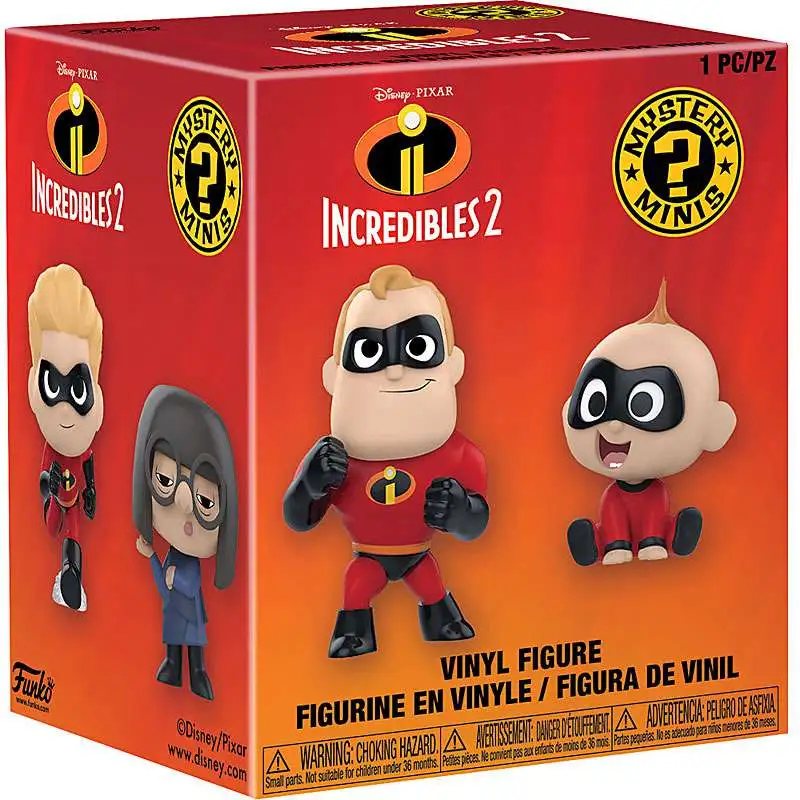 The Incredibles 2-Un seul Funko Mystery Mini Aveugle Box Disney 