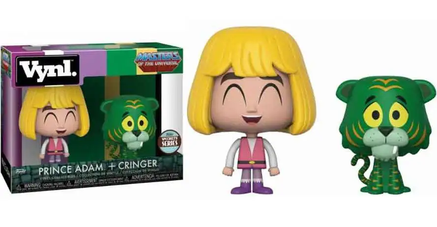 Funko Masters of the Universe Vynl. Prince Adam & Cringer Exclusive Vinyl Figure 2-Pack [Damaged Package, Specialty Series]