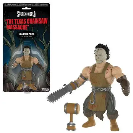 Funko The Texas Chainsaw Massacre Savage World Leatherface Action Figure [Damaged Package]