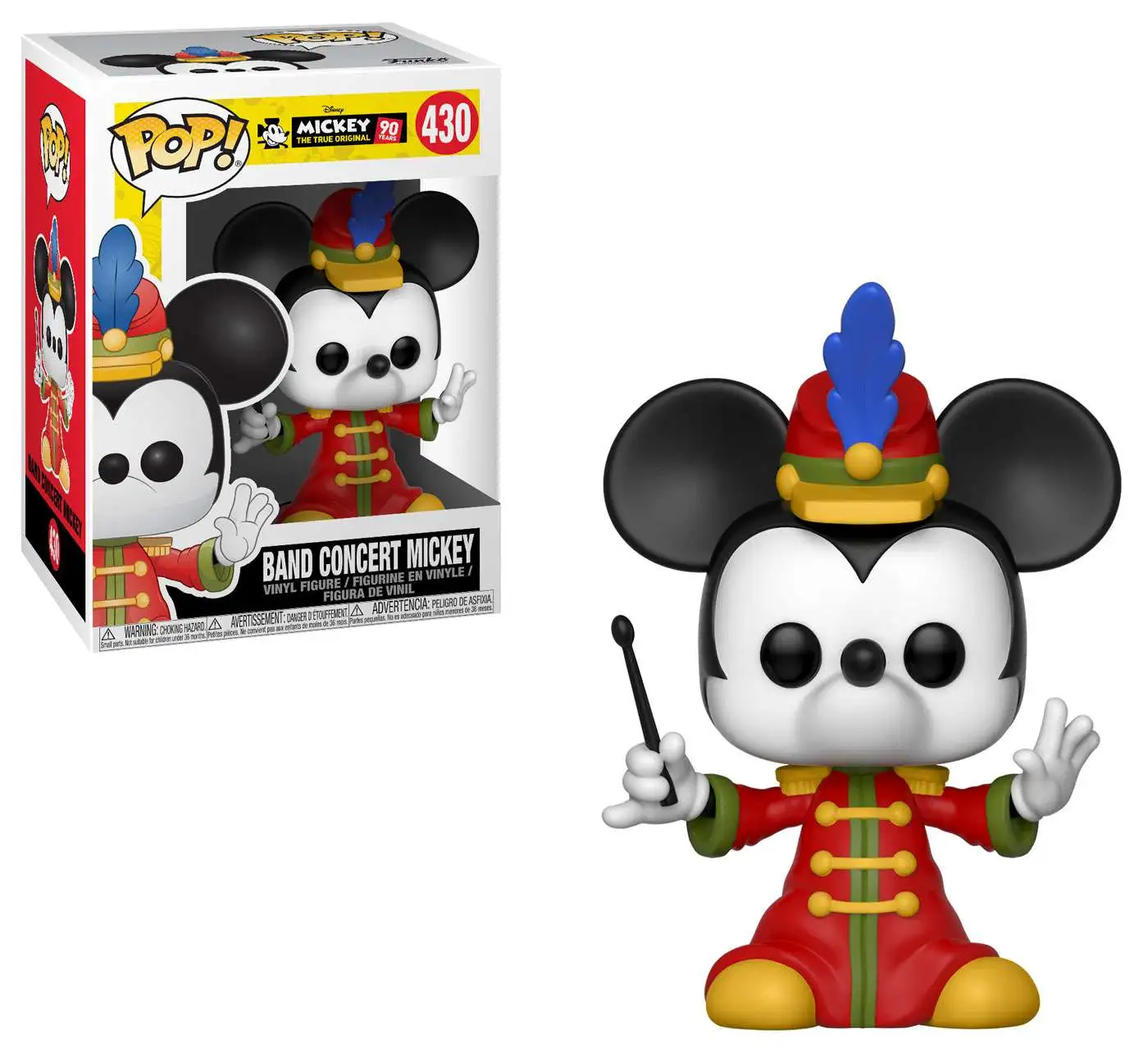 Funko Mickey's 90th POP! Disney Band Concert Mickey Vinyl Figure #430 [Damaged Package]