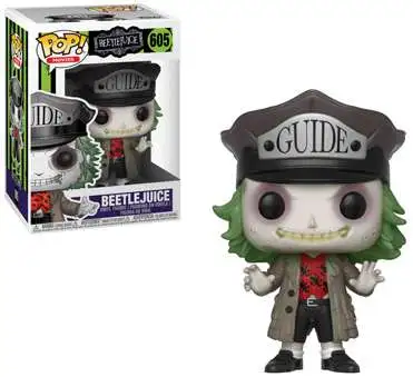 Funko POP! Movies Beetlejuice Vinyl Figure #605 [Guide Hat, Damaged Package]