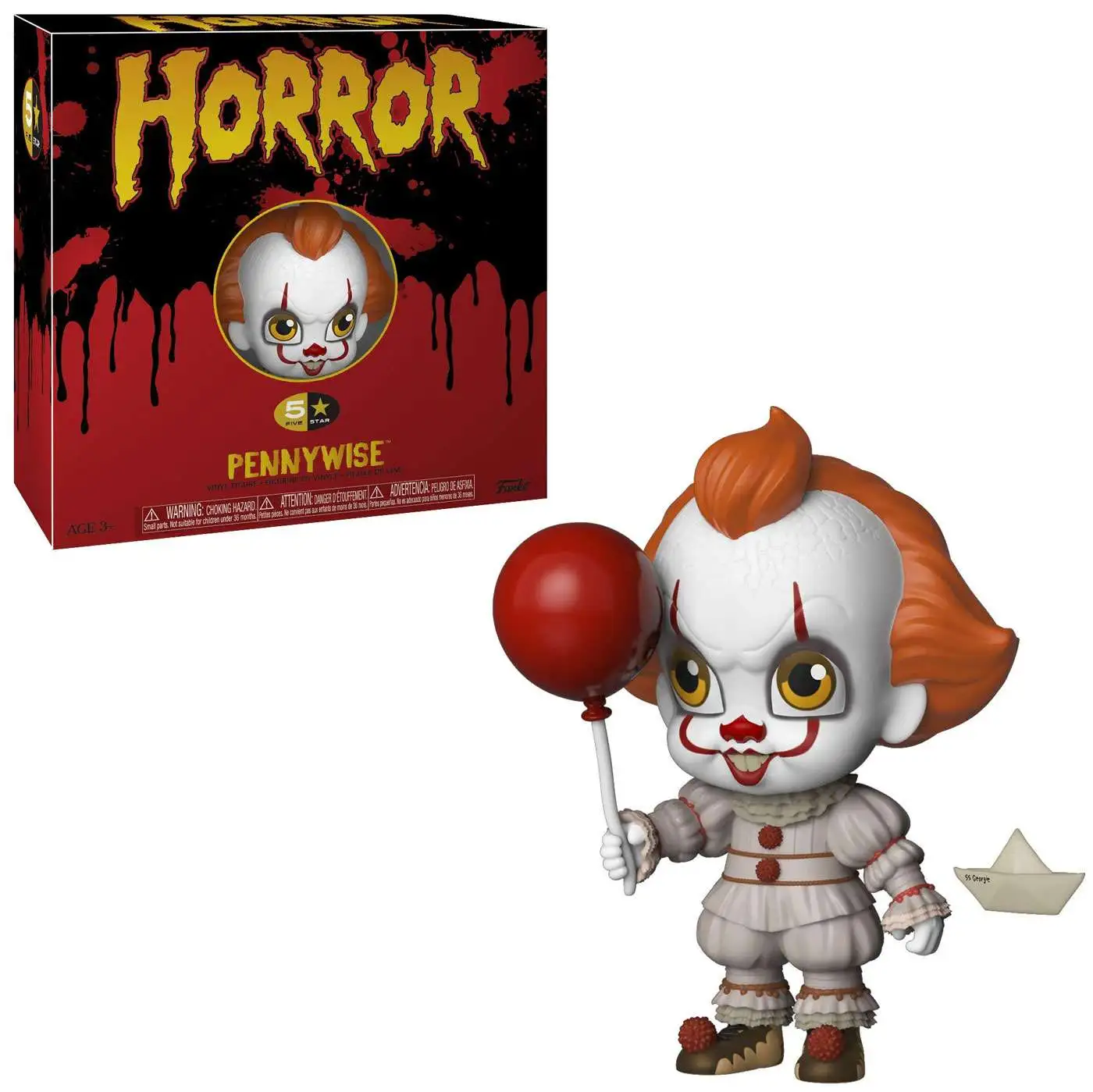 5-STAR horror IT 2017 Pennywise Figura in vinile 