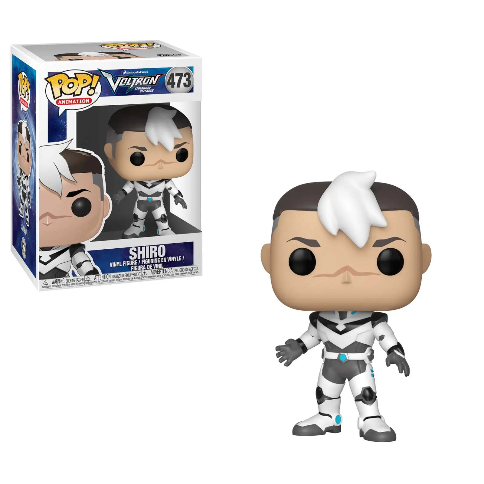 Funko Voltron POP Animation Shiro Vinyl Figure 473 Damaged Package