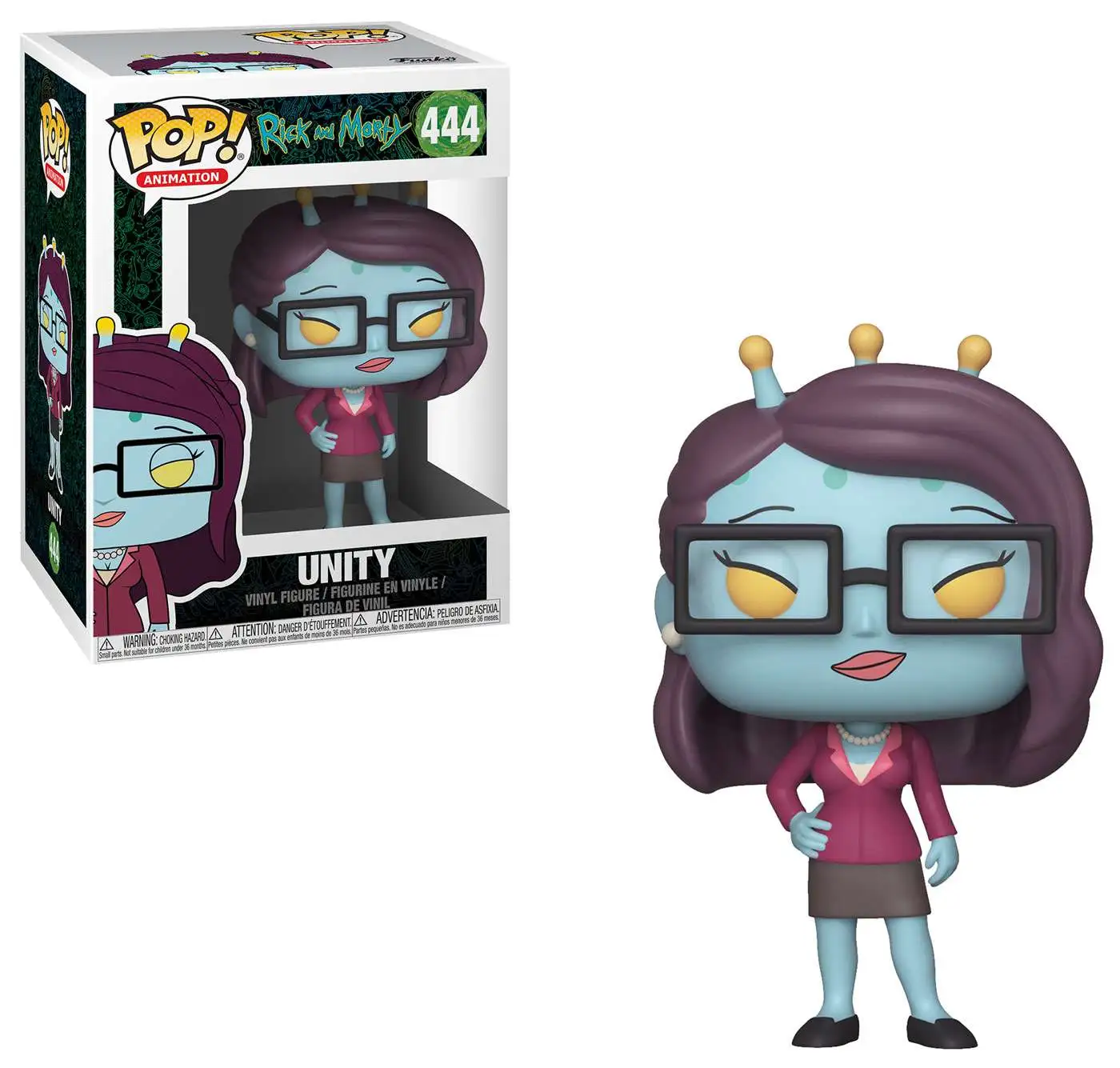 Funko Rick & Morty POP! Animation Unity Vinyl Figure #444 [Damaged Package]