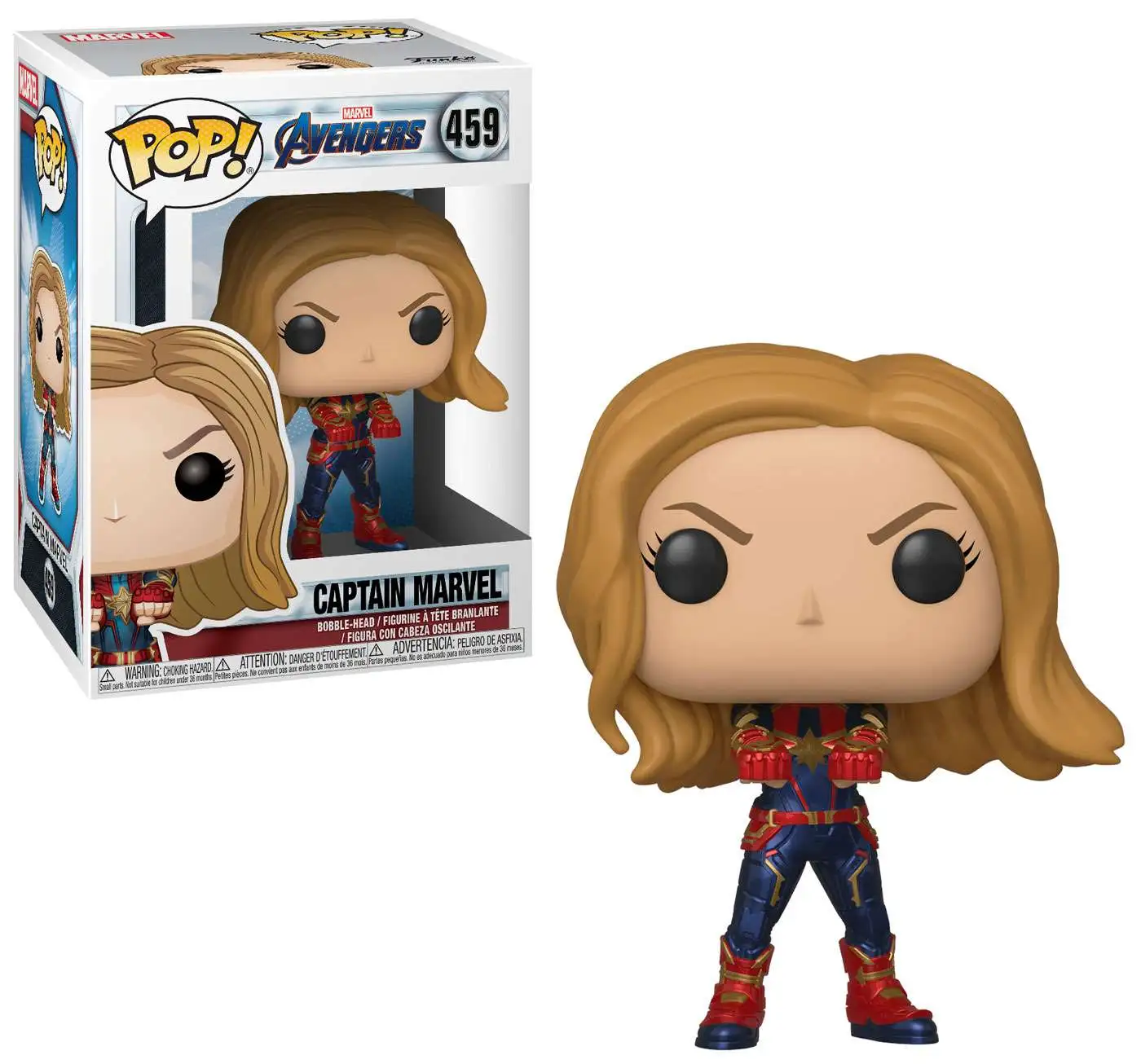 Funko Avengers Endgame POP! Marvel Captain Marvel Vinyl Figure #459 [Endgame, Damaged Package]