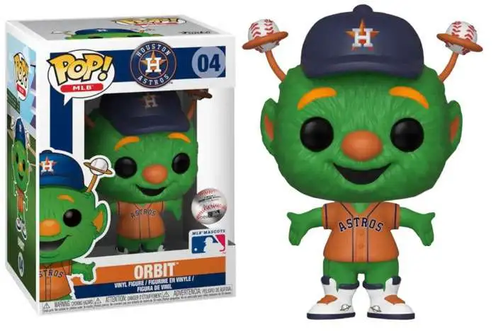 Orbit Houston Astros MLB Baseball Mascot 8" Vinyl Plush Toy