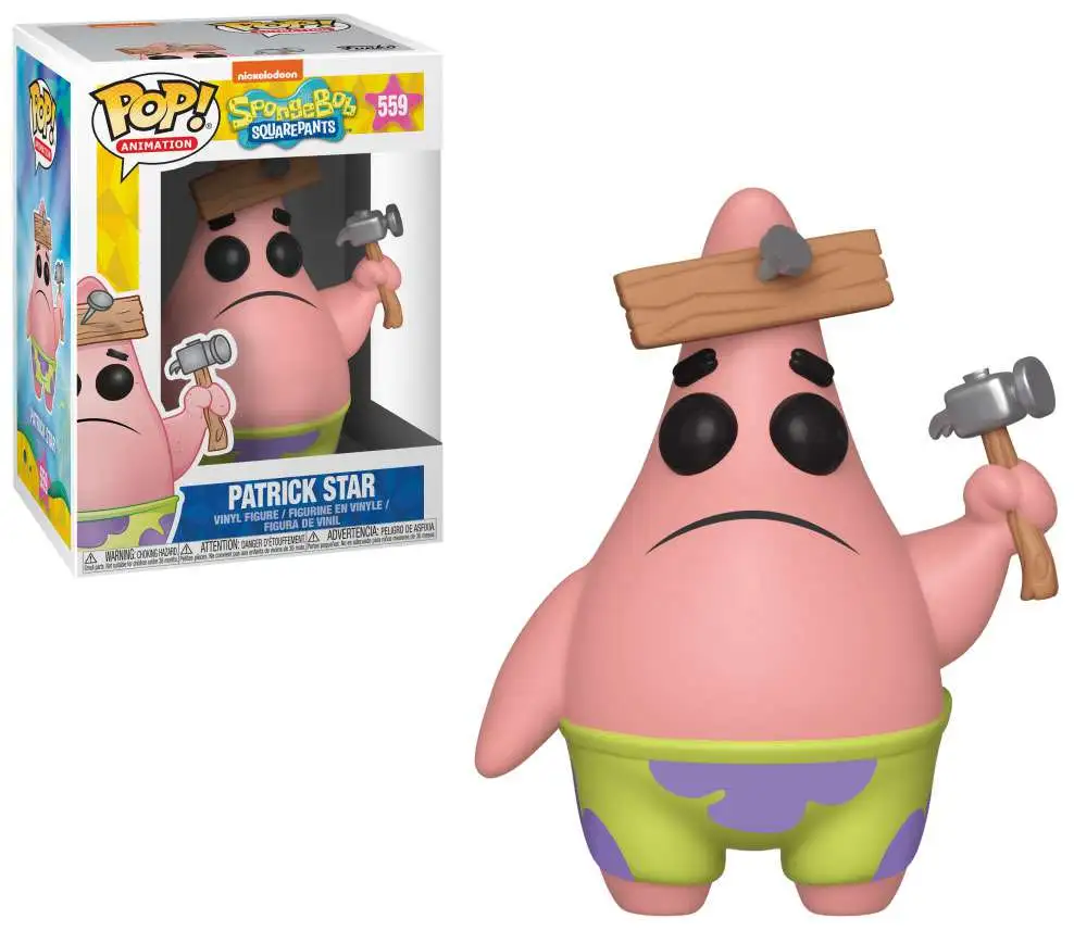 Funko Spongebob Squarepants POP! Animation Patrick Star Vinyl Figure #559 [with Board, Damaged Package]