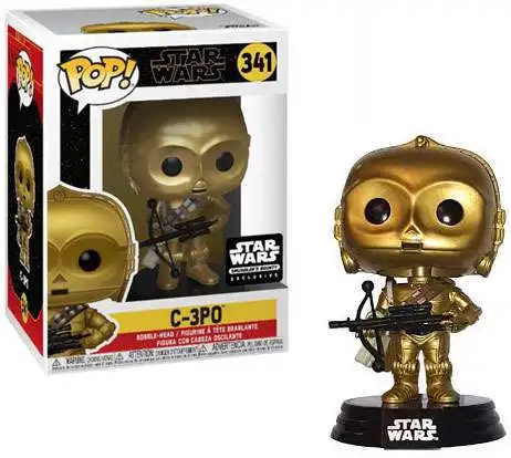 Funko Star Wars The Rise of Skywalker POP Star C-3PO Exclusive Figure 341 - ToyWiz
