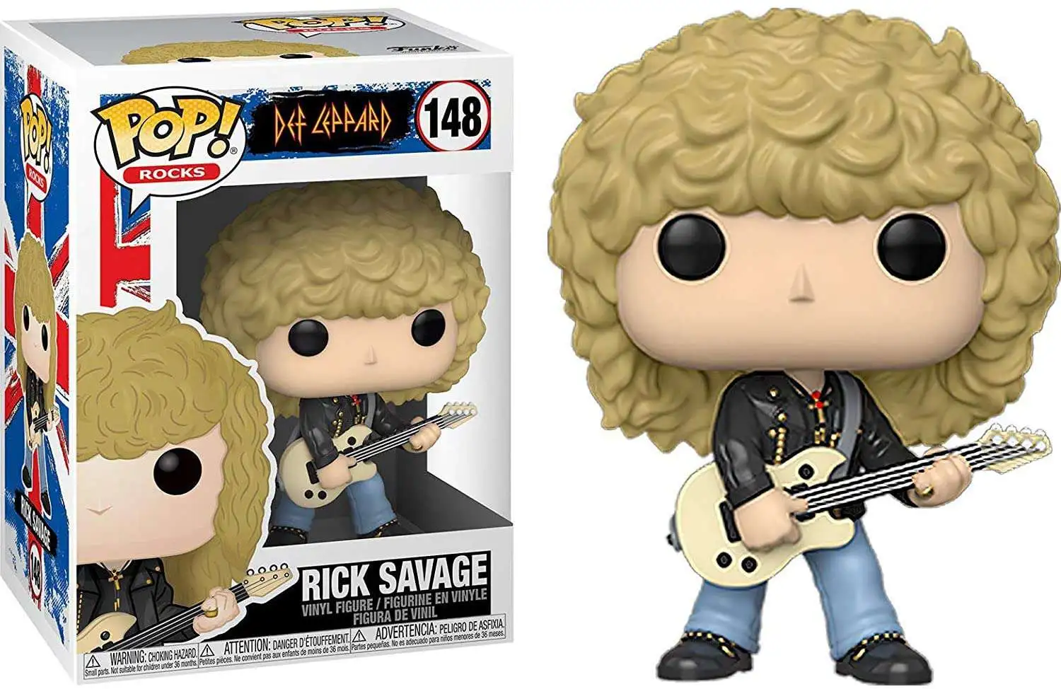 Funko Def Leppard POP! Rocks Rick Savage Vinyl Figure #148 [Damaged Package]