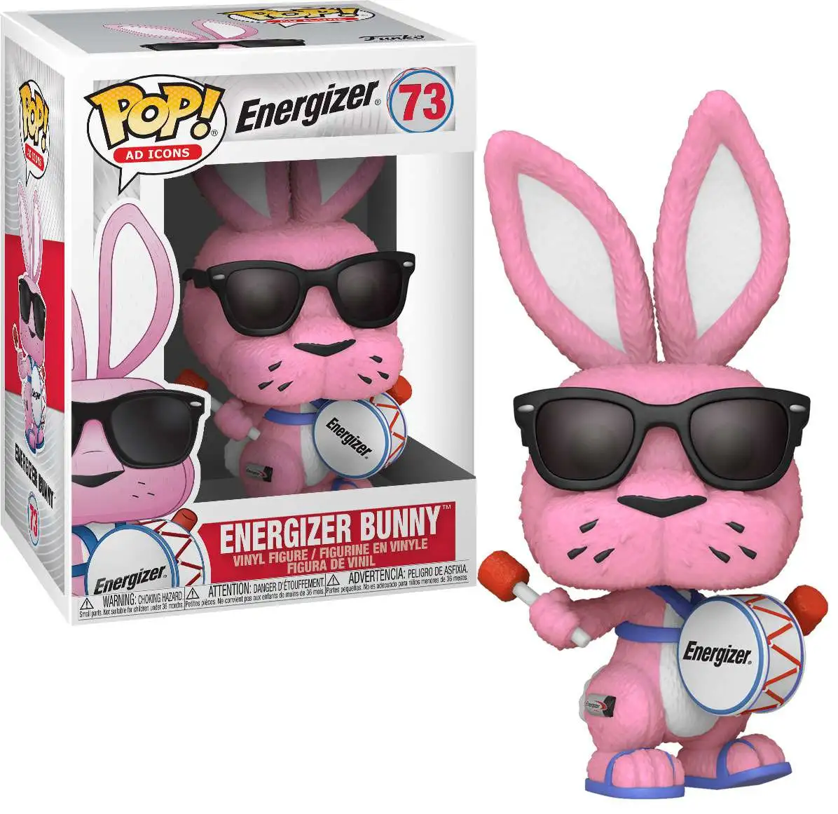 #73 Energizer Bunny Vaulted Funko POP Ad Icons Including POP Protector 