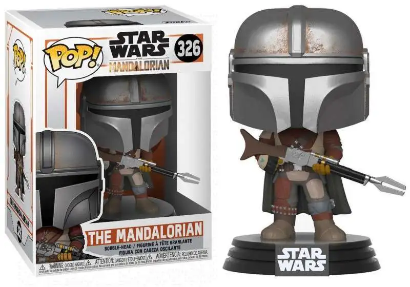 Funko Pop Star Wars The Mandalorian with Child Flying Jetpack IN STOCK Pop 402 