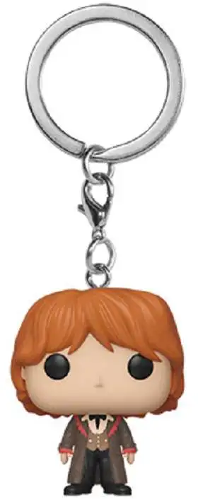 Funko Harry Potter Pocket POP! Ron Weasley Keychain [Yule Outfit]