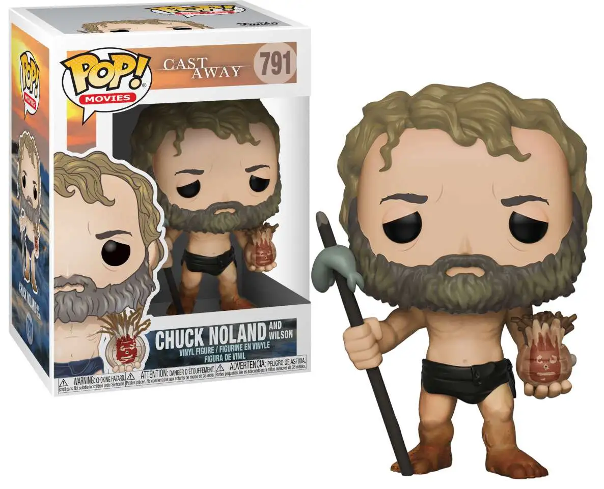 Funko Cast Away POP! Movies Chuck Noland with Wilson Vinyl Figure #791 [Damaged Package]