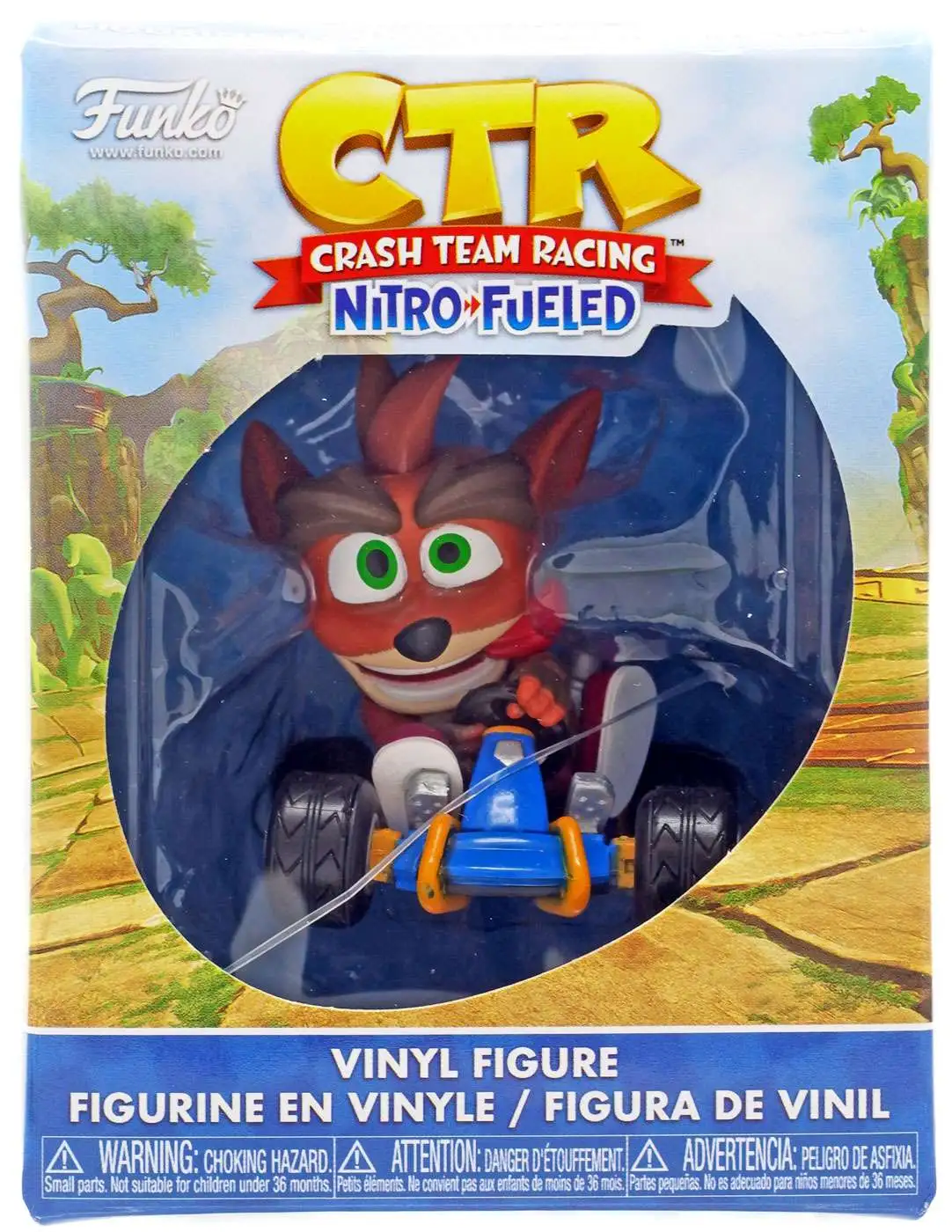 Crash Team Racing CTR FUNKO Mystery Mini Vinyl Figure Bandicoot Nitro Fuelled 