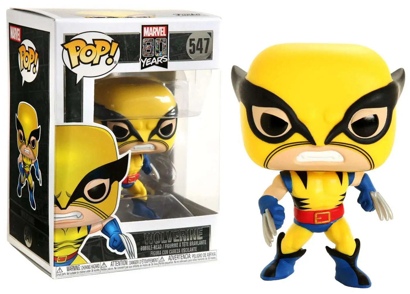 POP PROTECTOR NEW Marvel 80th Anniversary X-Men #547 Wolverine Pop VINYL
