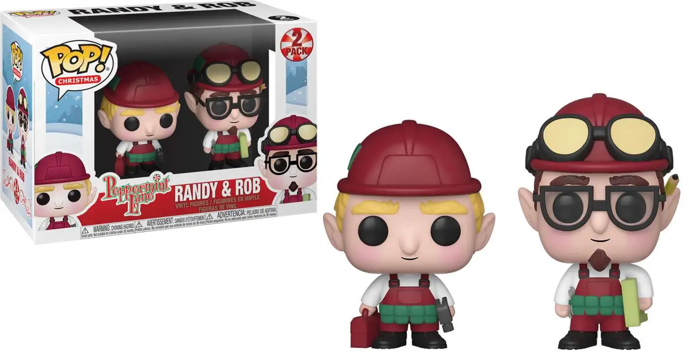 Funko Peppermint Lane POP! Christmas Randy & Rob Vinyl Figure 2-Pack [Damaged Package]