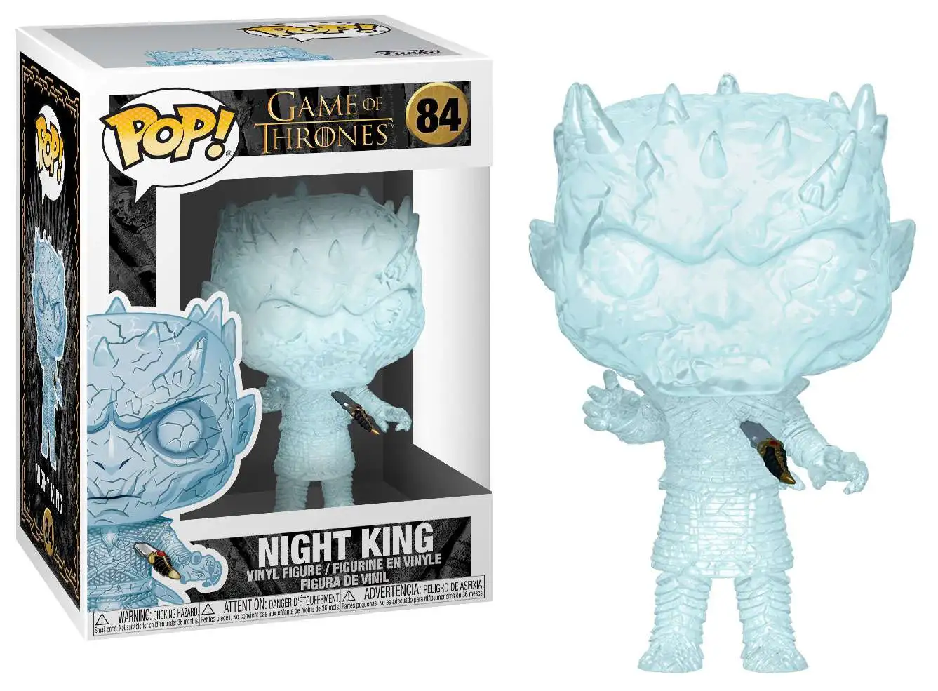 Vinyl Figure Game Of Thrones Pop Crystal Night King with Dagger in Chest *NEW 