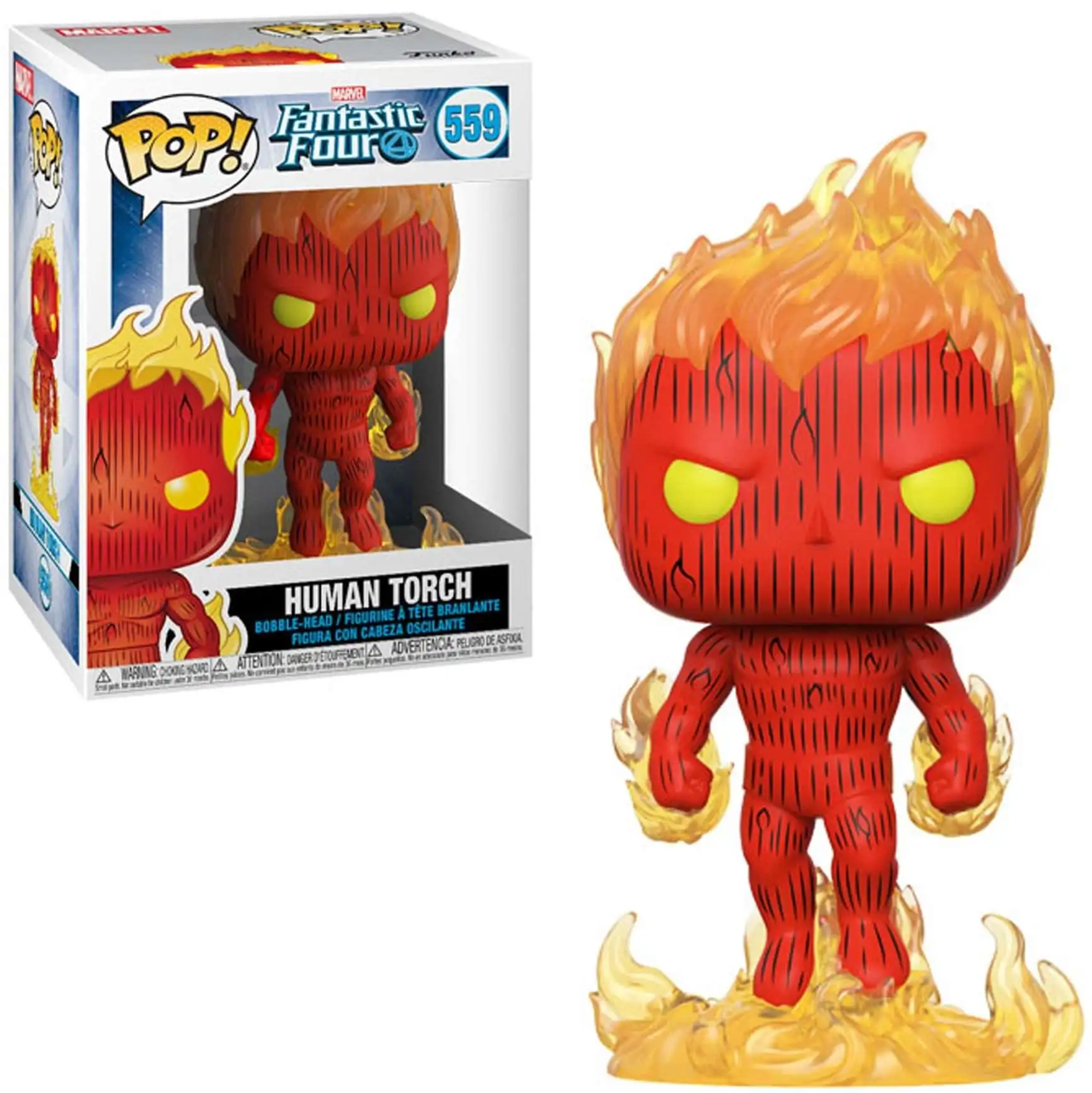 Funko Pop Marvel 80th 501 First Appearance The Original Human Torch Vinyl Figure for sale online 