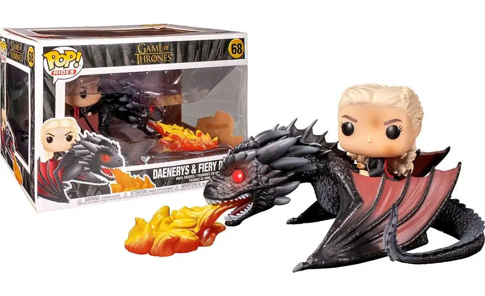Dragon & Daenerys Action Figure Game of Thrones Funko POP Rides 
