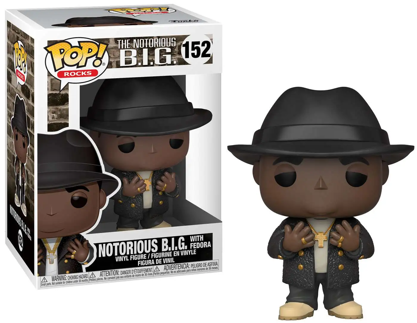 NOTORIOUS B.I.G With Jersey Biggie Smalls Funko POP #78 NEW 