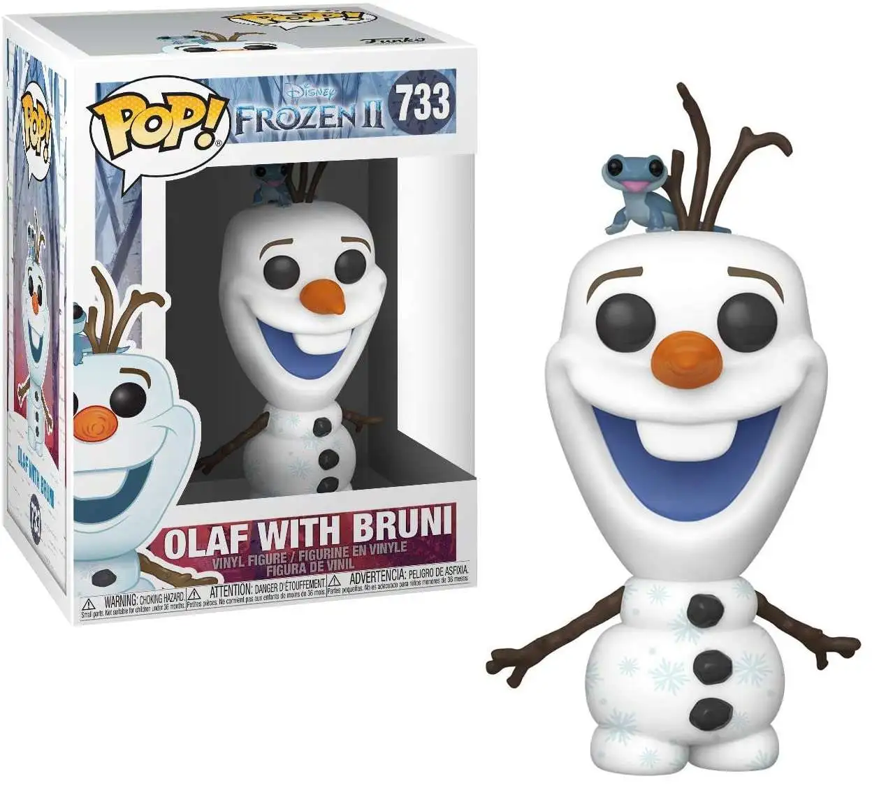 walgelijk Kamer raken Funko Disney Frozen 2 POP Disney Olaf with Bruni Vinyl Figure 733 - ToyWiz