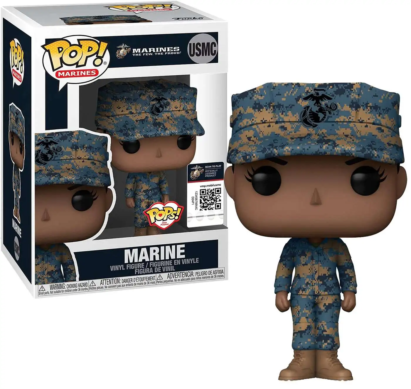 Funko Military US Marine Female A Vinyl Figure [Damaged Package]