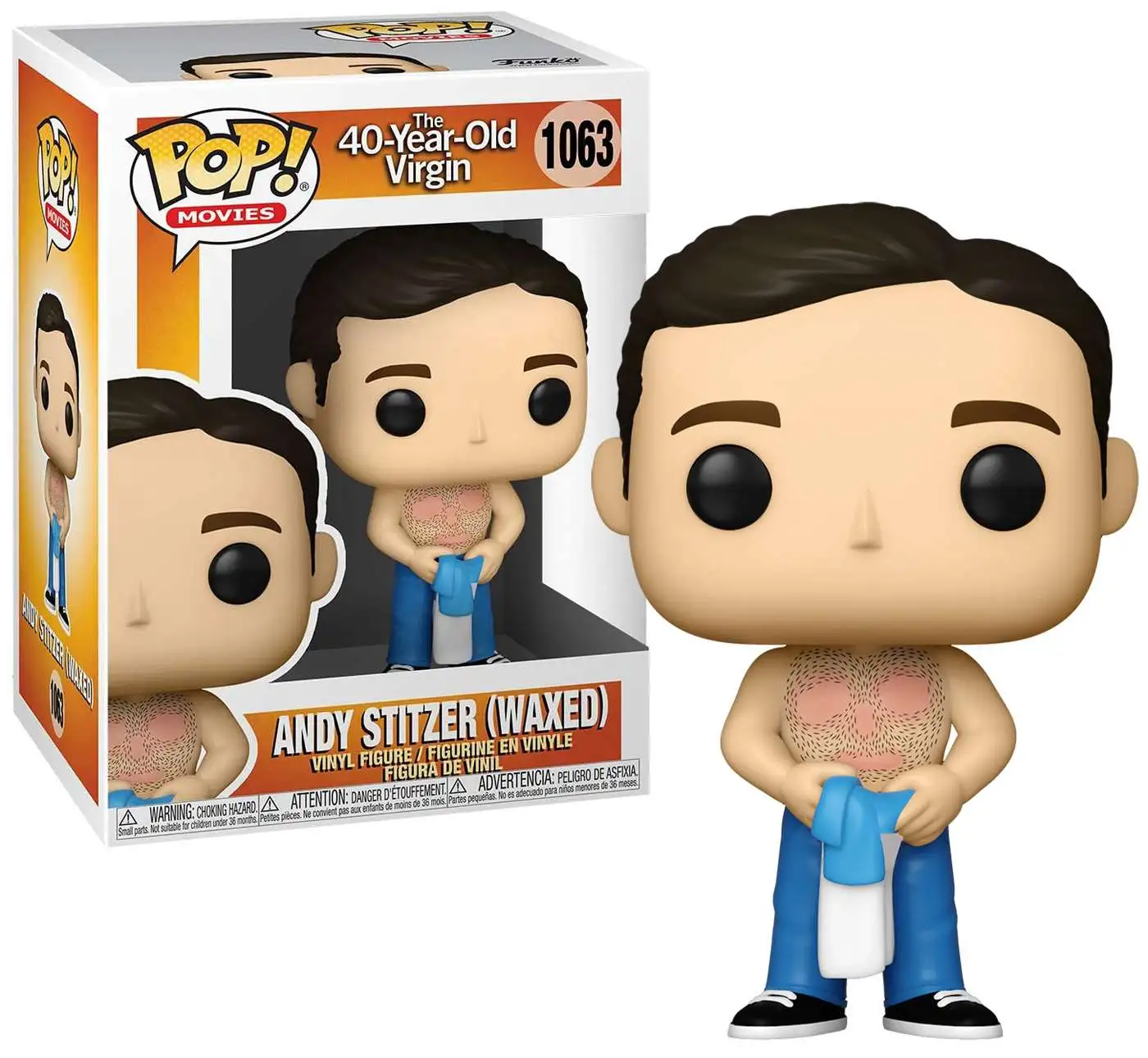 Funko The 40-Year Old Virgin POP! Movies Andy Vinyl Figure #1063 [Waxed, Damaged Package]