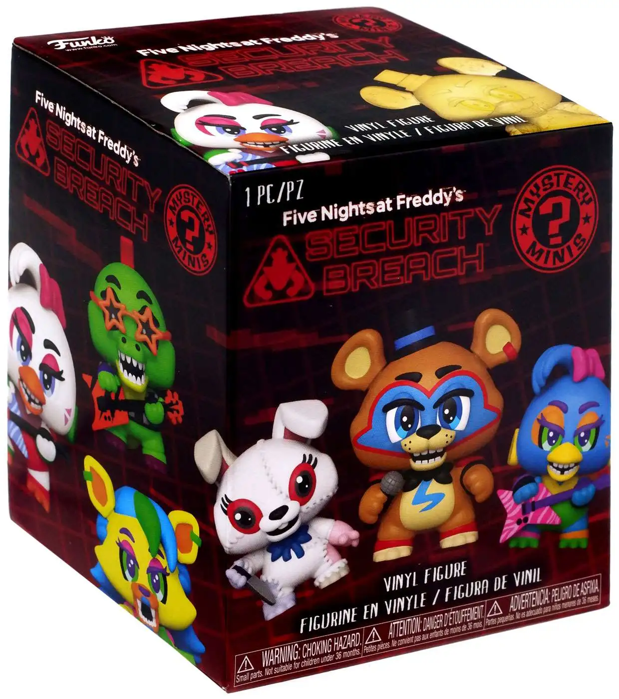 Funko Five Nights at Freddy's Mystery Minis Security Breach Mystery Pack [1 RANDOM Figure, Damaged Package]