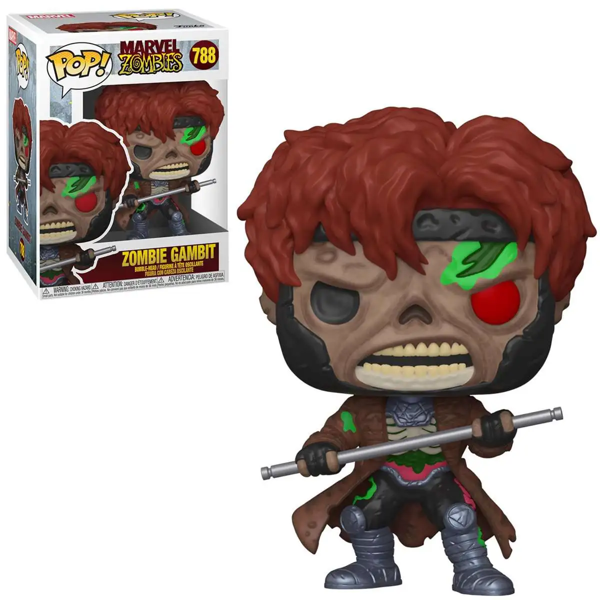 Funko Marvel Zombies POP! Marvel Gambit Vinyl Figure #788 [Damaged Package]