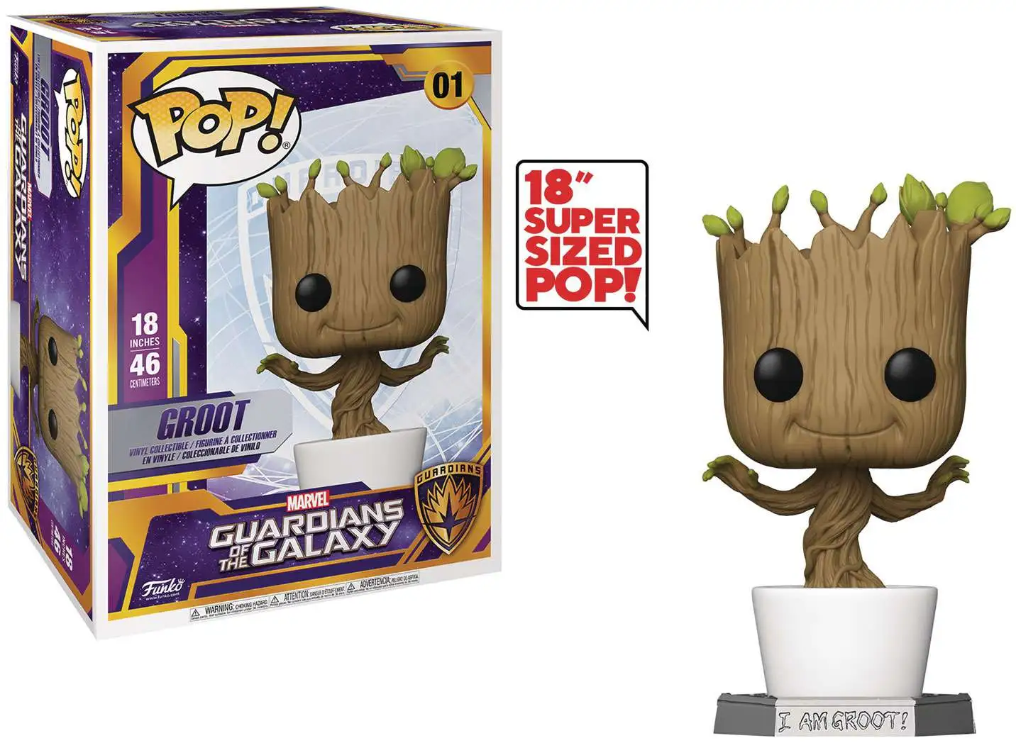 New Funko POP Marvel Dancing Groot Guardians of the Galaxy Bobble Action Figure 
