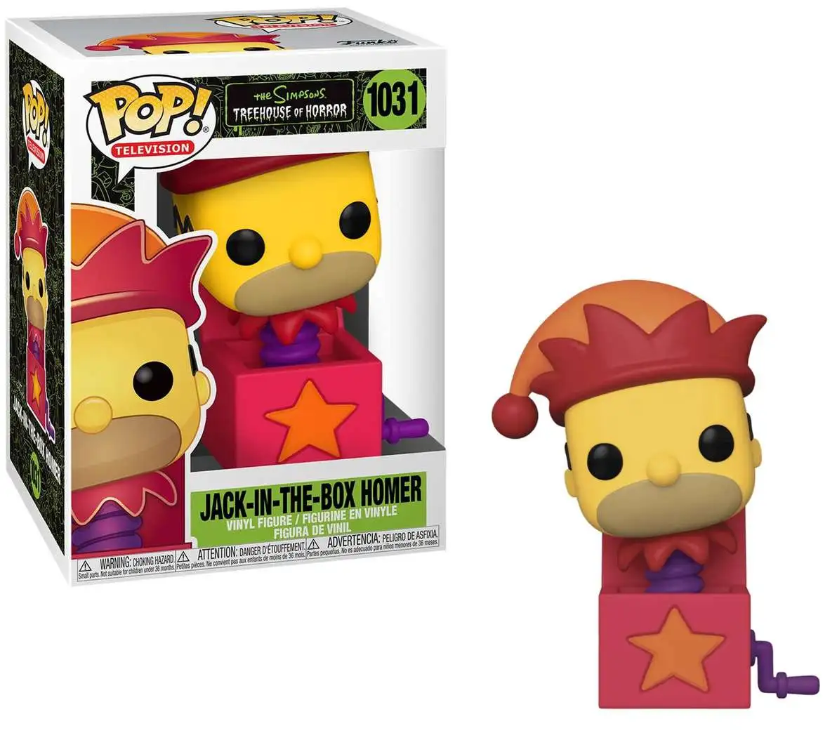 Funko The Simpsons Treehouse of Horror POP! Television Homer Jack-In-The-Box Vinyl Figure #1031 [Damaged Package]