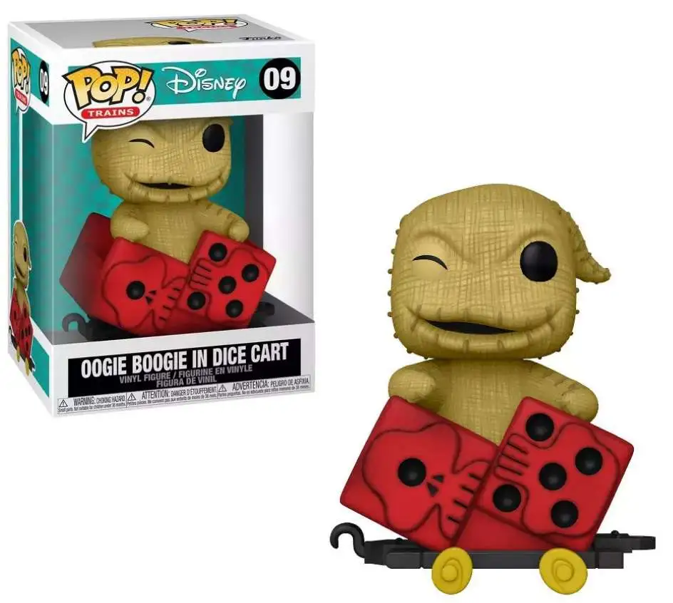 Funko Disney Nightmare Before Christmas POP! Trains Oogie Boogie in Dice Cart Vinyl Figure #09