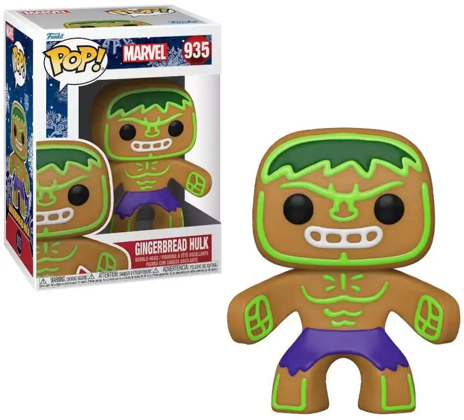 Funko Holiday POP! Marvel Gingerbread Hulk Vinyl Figure #935