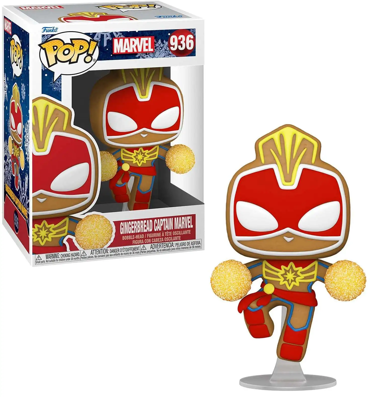 Funko Holiday POP! Marvel Captain Marvel Vinyl Figure #936