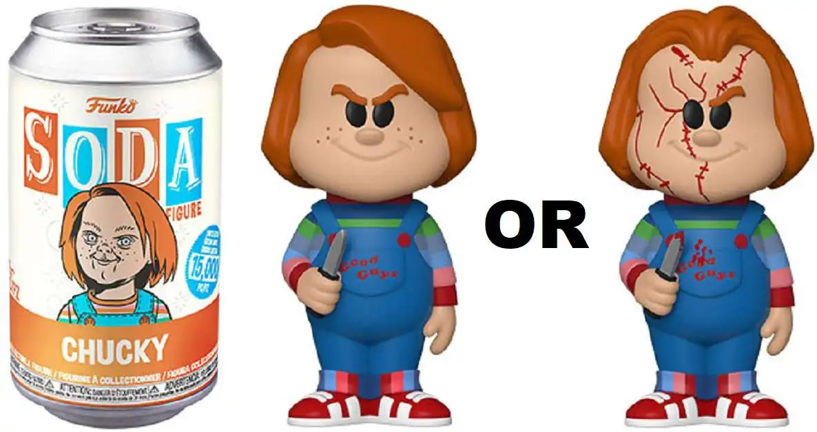Funko Child's Play Vinyl Soda Chucky Limited Edition of 15,000! Figure [1 RANDOM Figure, Look For The Chase!]