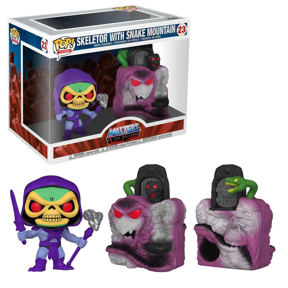 Funko Masters of the Universe POP! Town Skeletor with Snake Mountain Vinyl Figure #23