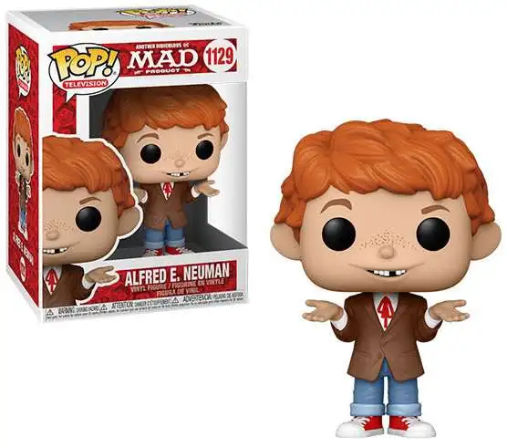 Funko MAD TV POP! Television Alfred E. Neuman Vinyl Figure #1129 [No Tongue, Regular Version, Damaged Package]