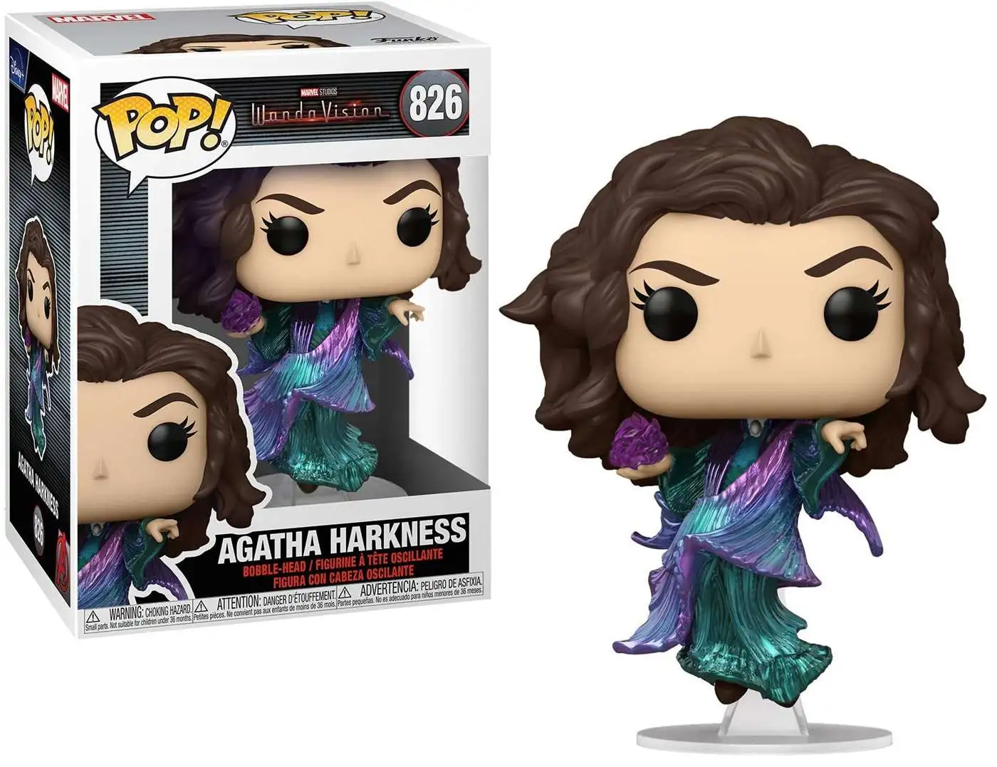 Funko WandaVision POP! Marvel Agatha Harkness Vinyl Figure #826 [Damaged Package]