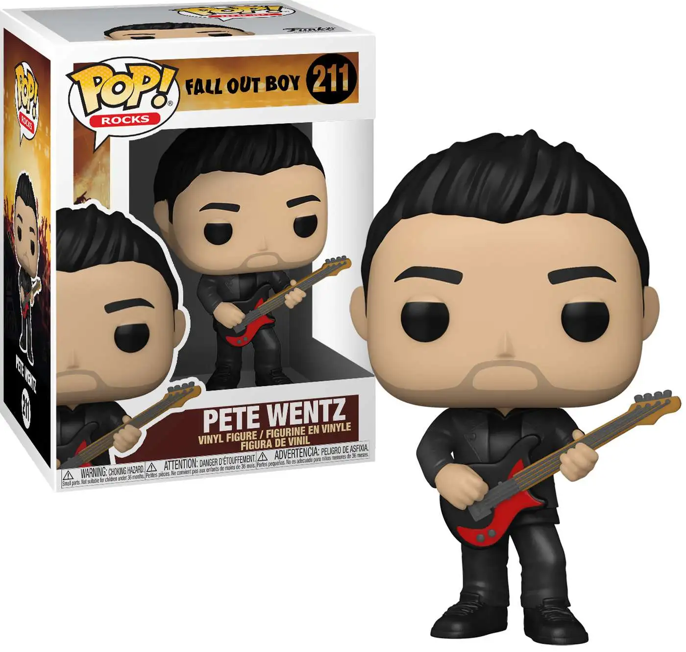 Funko Fall Out Boy POP! Rocks Pete Wentz Vinyl Figure #211 [Damaged Package]