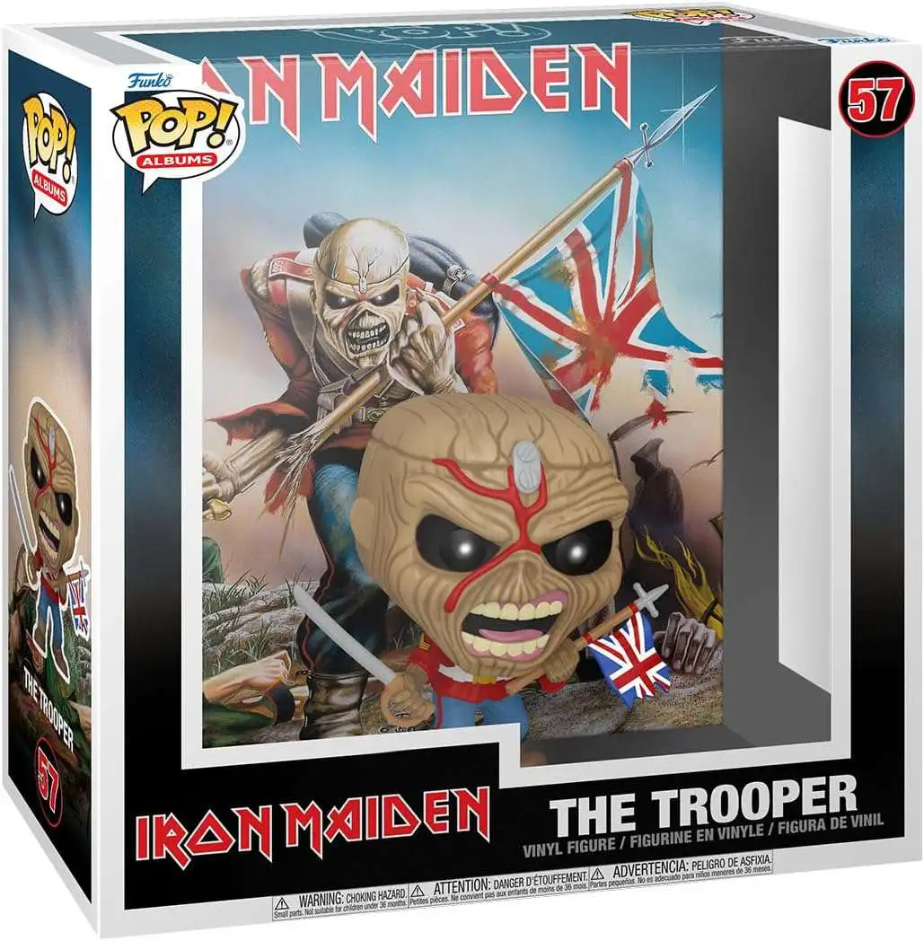 Funko Iron Maiden POP! Rock Albums The Trooper 3-D Album Cover