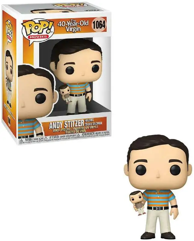 Funko The 40-Year Old Virgin POP Movies Andy Vinyl Figure 1064 Holding ...